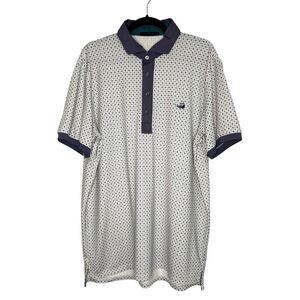 Greyson Men’s Large Polo Golf Shirt Short Sleeve All Over Print Lightweight